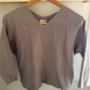 Sioni Taupe Knit Top